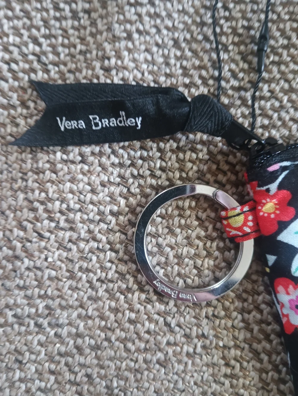 NWT Vera Bradley Zip ID Coin Purse Keychain - Picture 6 of 6